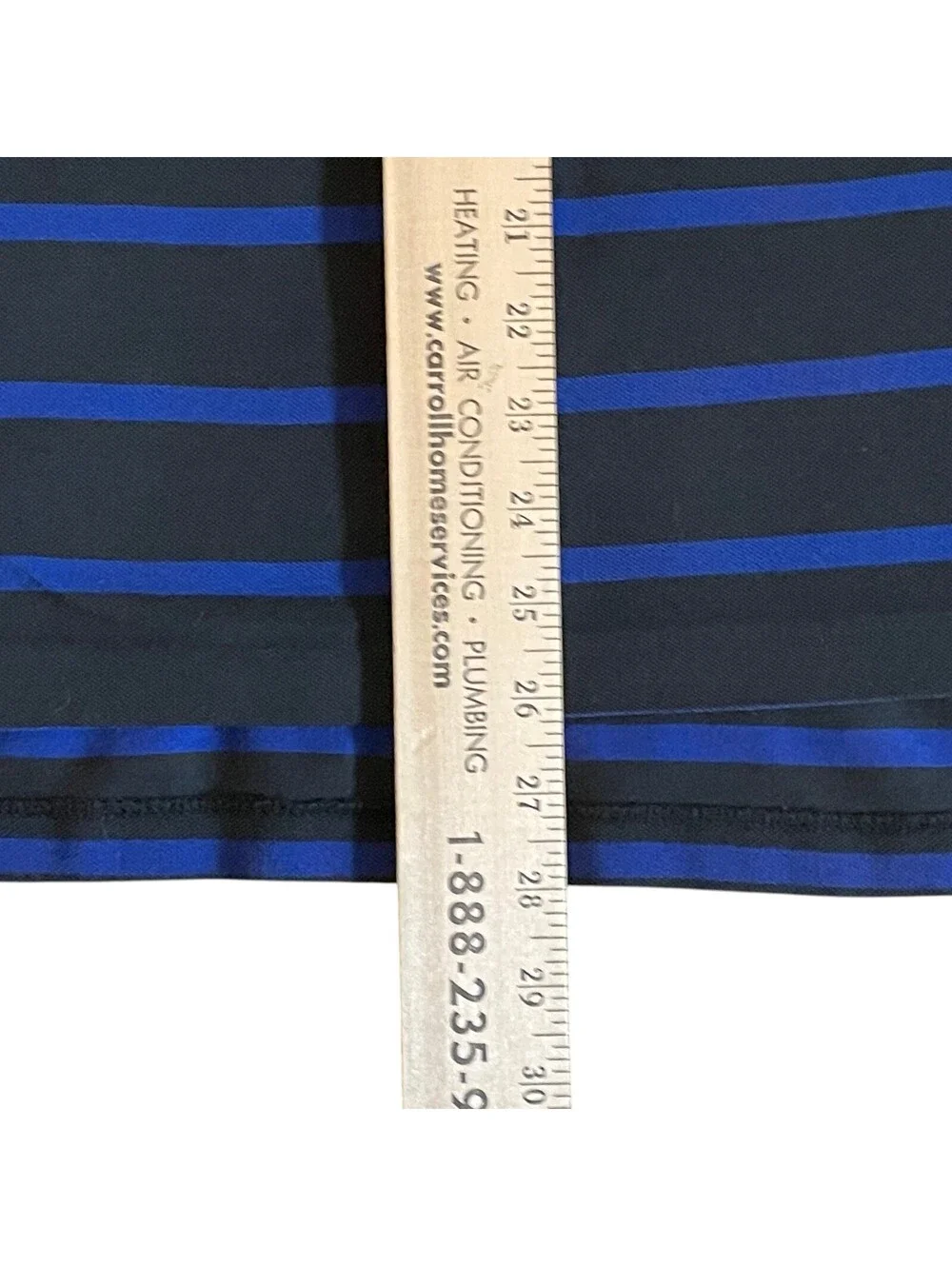 Polo Ralph Lauren Mens S/S Polo Shirt XL Blue Striped Cotton